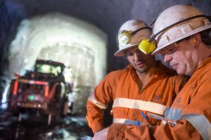 Macmahon mining crew work on olympic dam project