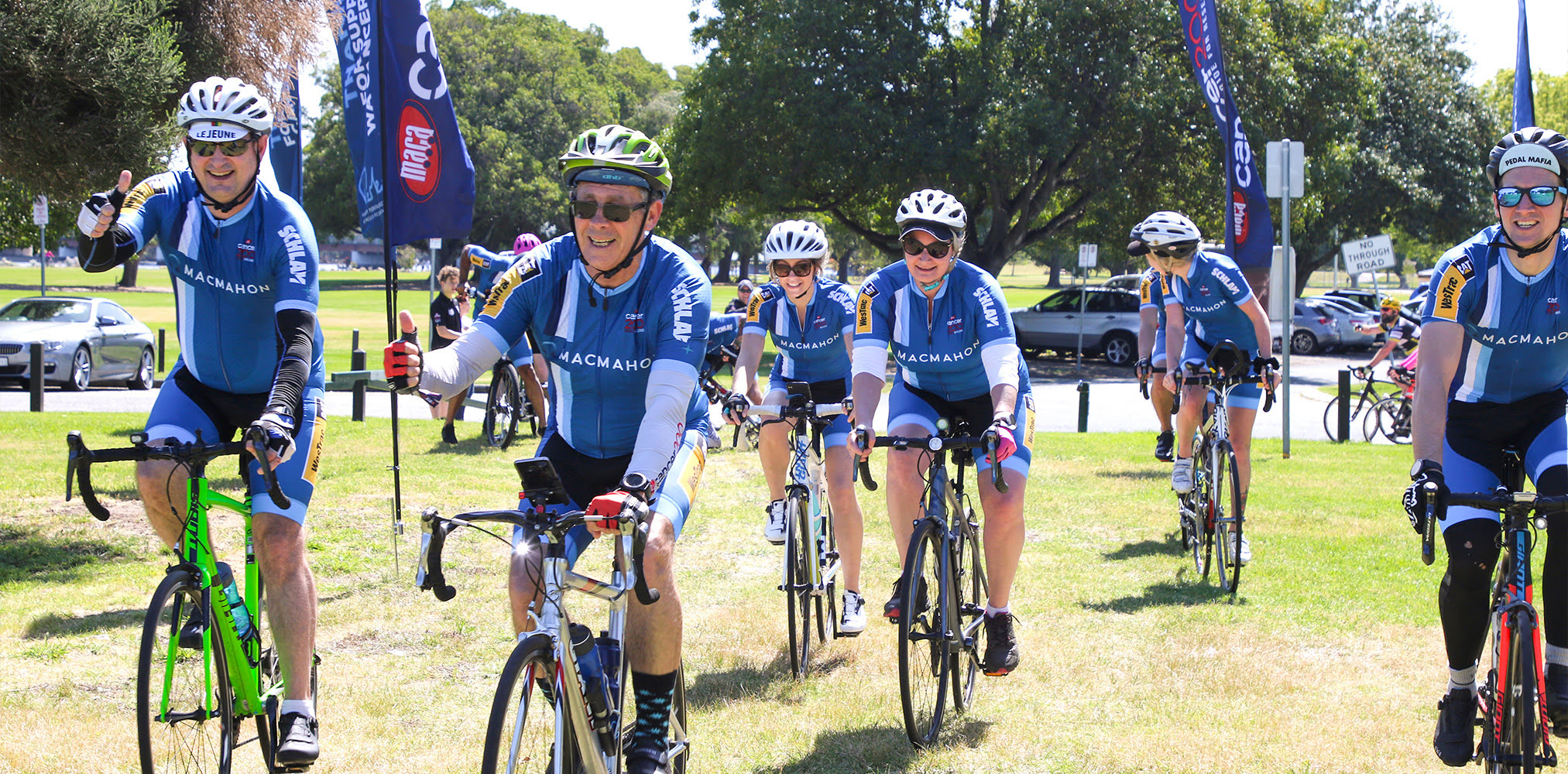 MacMahon mining sustainability comunity cycling program