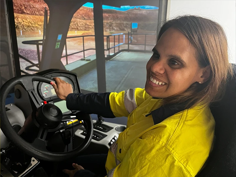 Shelley Dimer DTO Trainee, Telfer Gold Mine, WA Image